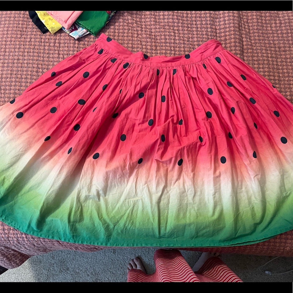 Unique Vintage - watermelon skirt